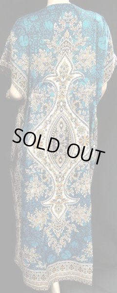 画像3: プリントカバードレス☆ターコイズアラビアンアラベスク☆ (3)