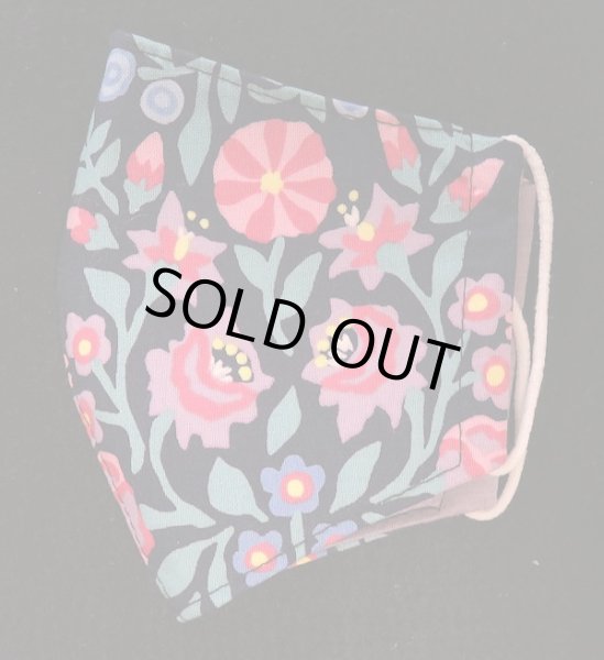 画像3: ハンドメイドマスク☆フラワーバード☆ (3)