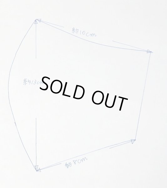 画像4: ハンドメイドマスク☆インディゴフラワー☆ (4)