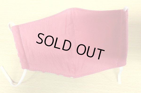 画像2: ハンドメイドマスク☆アラビアンカリグラフィー☆ピンク (2)