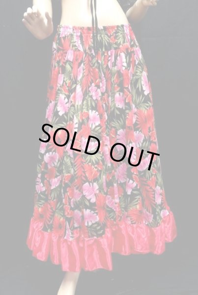 画像2: 25ヤードジプシープリントスカート/トロピカルリーフ (2)