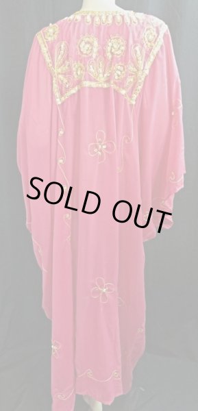 画像3: エジプト製トラディショナルハリジドレス☆ピンク☆ (3)