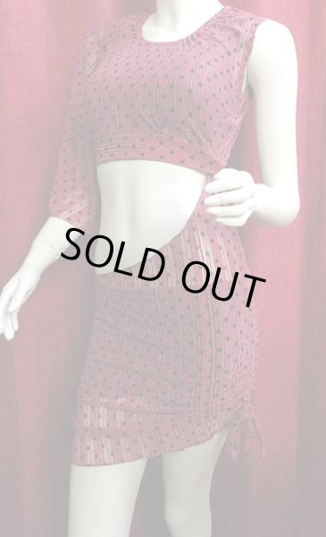 画像2: Amira Jamila オリジナル☆レッスンウェア☆wine red (2)