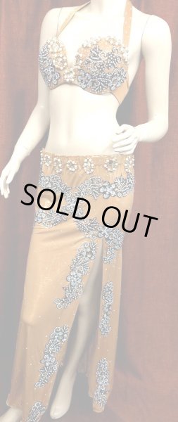 画像2: エジプトオリエンタルコスチューム☆スムースキャラメルオレンジ☆ (2)