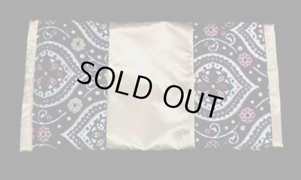 画像2: Amira Jamila オリジナル☆ティッシュカバー☆gold black ethinic☆ (2)