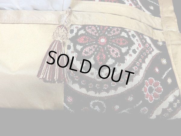 画像3: Amira Jamila オリジナル☆ティッシュカバー☆gold black ethinic☆ (3)