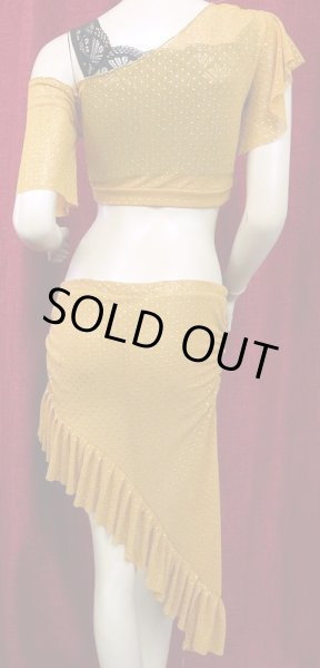 画像3: Amira Jamila オリジナル☆レッスンウェア**gold dot mustard ** (3)