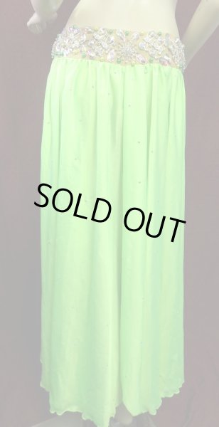 画像2: エジプトオリエンタルコスチューム☆スムースエメラルドグリーン☆ (2)