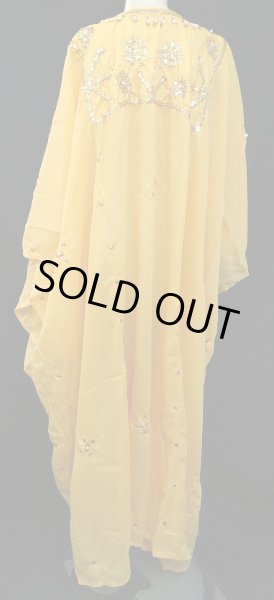 画像3: エジプト製トラディショナルハリジドレス☆yellow☆ (3)