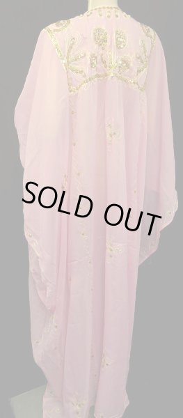 画像3: エジプト製トラディショナルハリジドレス☆baby pink☆ (3)