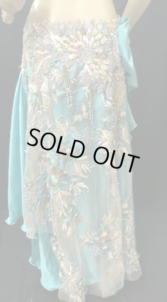 画像3: ❤ハナン/HANAN❤エジプトオリエンタルコスチューム☆Aqua green lucent ☆ (3)