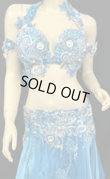 画像2: ❤ハナン/HANAN❤エジプトオリエンタルコスチューム☆Crystal skyblue silver☆ (2)