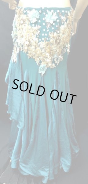 画像3: ❤ハナン/HANAN❤エジプトオリエンタルコスチューム☆Seagreen flower☆ (3)