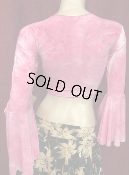 画像3: Amira Jamila オリジナル☆ストレッチチョリ04 * tie dye pink* (3)