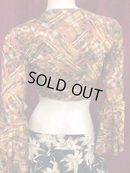 画像3: Amira Jamila オリジナル☆ストレッチチョリ08 * yellow geometry* (3)