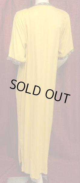 画像3: モロッコのガラベーヤ☆mastard✕brown☆ (3)