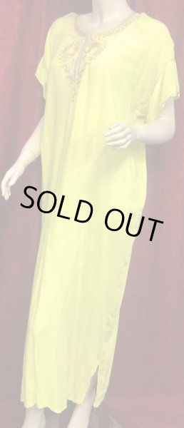 画像2: モロッコのガラベーヤ☆lemon✕gold☆ (2)