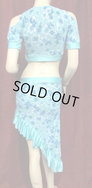 画像3: Amira Jamila オリジナル☆レッスンウェア*shiny emerald flower* (3)