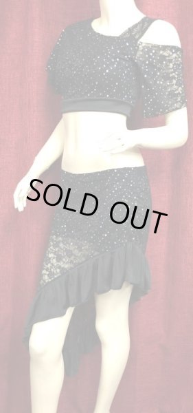 画像2: Amira Jamila オリジナル☆レッスンウェア**silver dot black** (2)