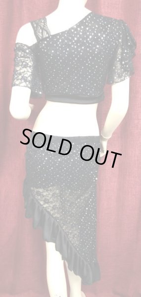 画像3: Amira Jamila オリジナル☆レッスンウェア**silver dot black** (3)