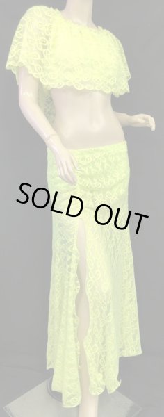 画像2: 	Amira Jamila オリジナル☆レッスンウェア*neon yellow *  (2)