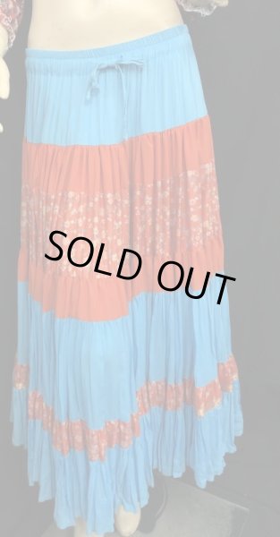 画像2: 25ヤードジプシープリントスカートIX (2)