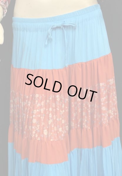 画像4: 25ヤードジプシープリントスカートIX (4)