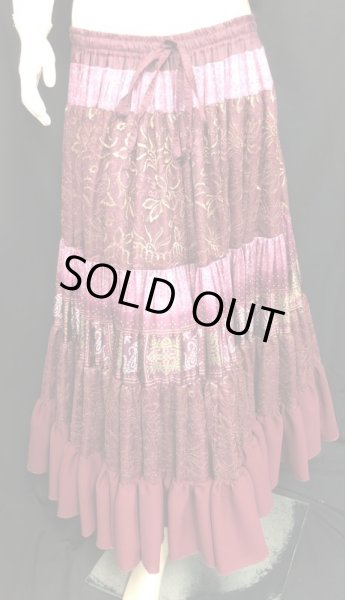 画像2: 25ヤードジプシープリントスカートVII (2)