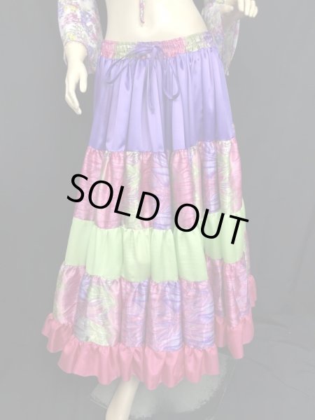 画像2: 25ヤードジプシープリントスカートV (2)