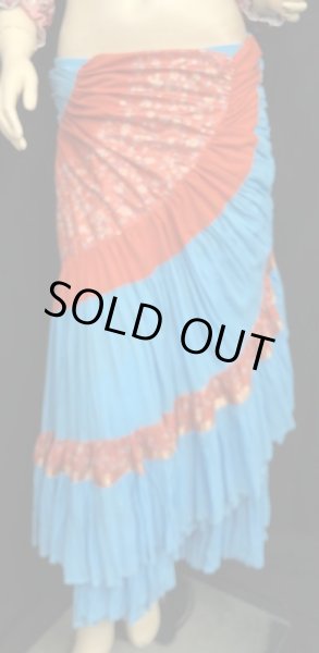 画像3: 25ヤードジプシープリントスカートIX (3)