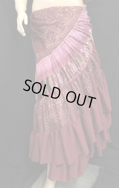 画像3: 25ヤードジプシープリントスカートVII (3)