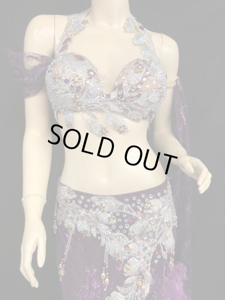 画像2: ❤ハナン/HANAN❤エジプトオリエンタルコスチューム☆crytalmysticpurple☆ (2)