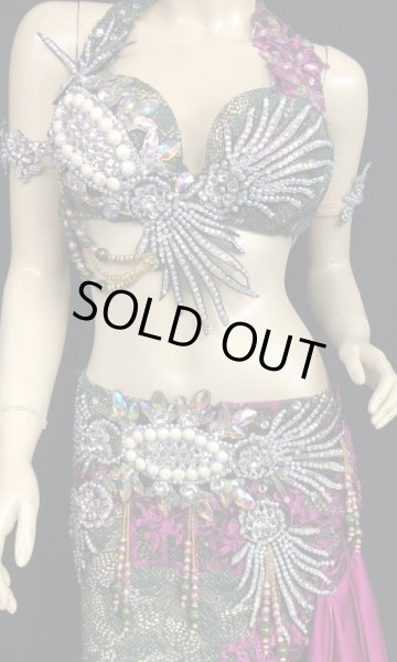 画像2: ❤ハナン/HANAN❤エジプトオリエンタルコスチューム☆mosgreengoldfuchia☆ (2)