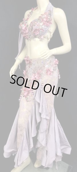 画像2: ❤ハナン/HANAN❤エジプトオリエンタルコスチューム☆mauve lilac flower☆ (2)