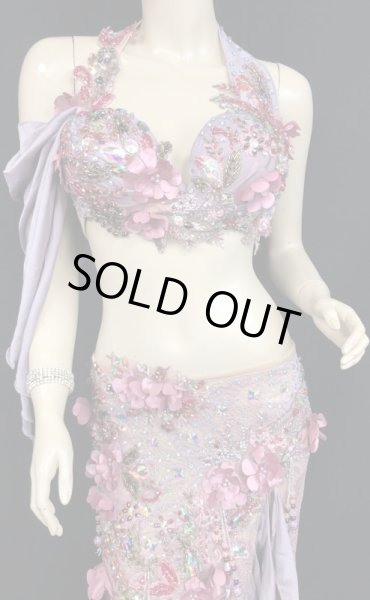 画像3: ❤ハナン/HANAN❤エジプトオリエンタルコスチューム☆mauve lilac flower☆ (3)