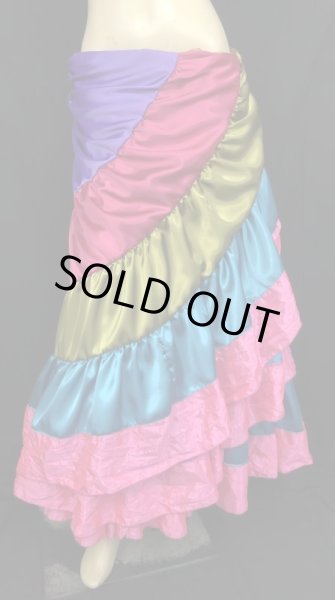 画像3: 25ヤードジプシーサテンスカートXl (3)