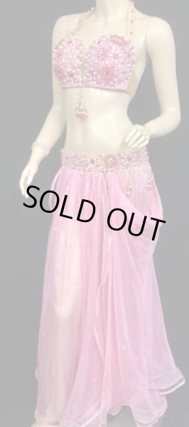 画像2: エジプトオリエンタルコスチューム☆ルーセントベビーピンク☆ (2)