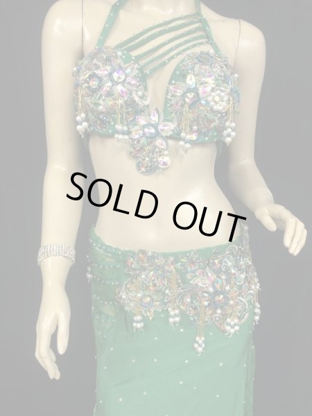 画像3: エジプトオリエンタルコスチューム☆フレッシュレーシーグリーン☆ (3)