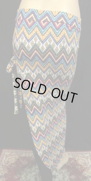 画像2: Amira Jamila オリジナルストレッチロングヒップスカーフ١ (2)