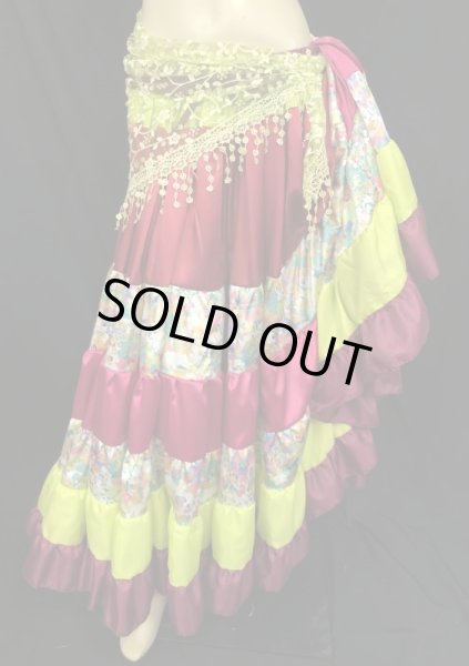 画像2: 25ヤードジプシーサテンスカートXVI (2)