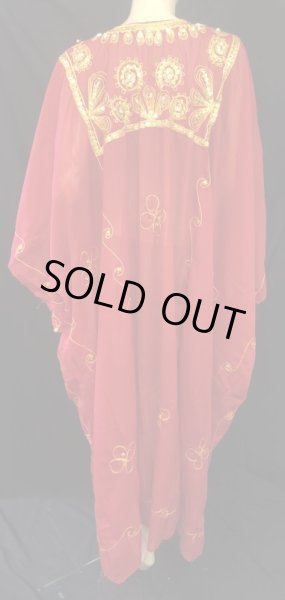 画像3: エジプト製トラディショナルハリジドレス☆red☆ (3)