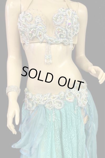 画像3: エジプトオリエンタルコスチューム☆エメラルドシークイーン☆ (3)