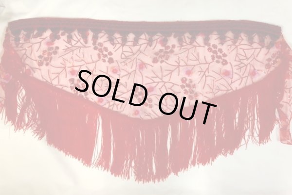 画像4: Amira Jamila オリジナル☆ダブルフリンジヒップスカーフ☆ (4)