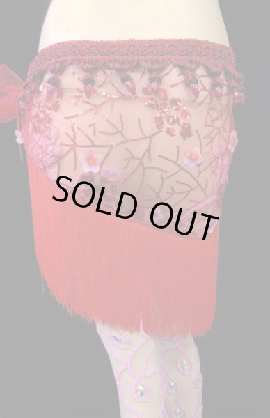 画像3: Amira Jamila オリジナル☆ダブルフリンジヒップスカーフ☆ (3)