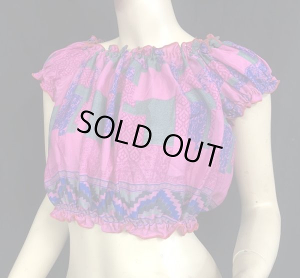 画像2: プリントパフスリーブチョリXVII (2)