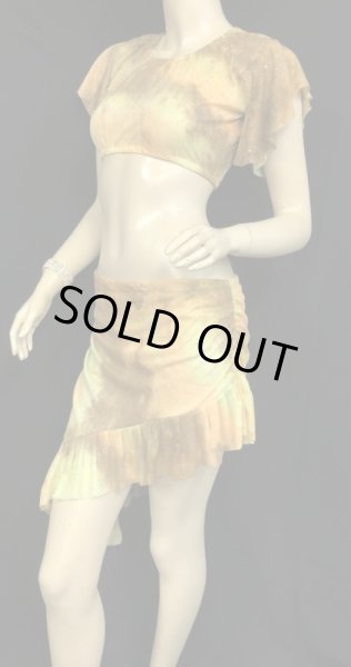 画像2: Amira Jamila オリジナル☆レッスンウェア*lame orange gradation*  (2)