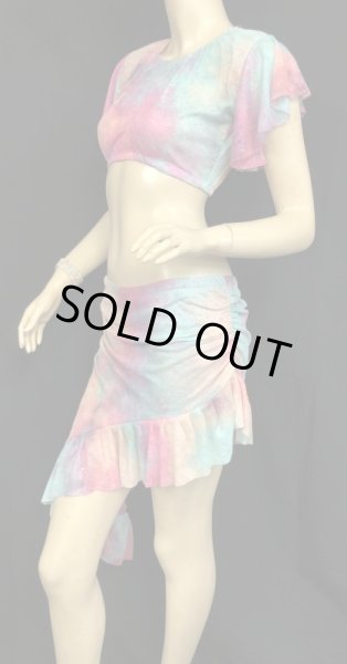 画像2: Amira Jamila オリジナル☆レッスンウェア*lame pink gradation*  (2)