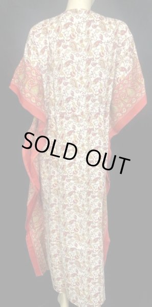 画像3: プリントカバードレス☆レッドオレンジペイズリー☆ (3)