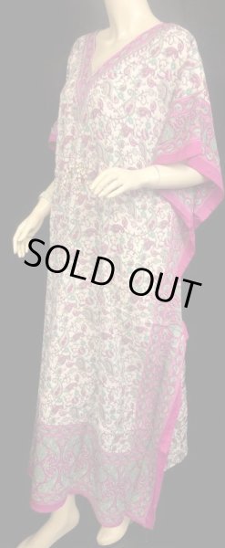 画像2: プリントカバードレス☆ピンクグリーンペイズリー☆ (2)