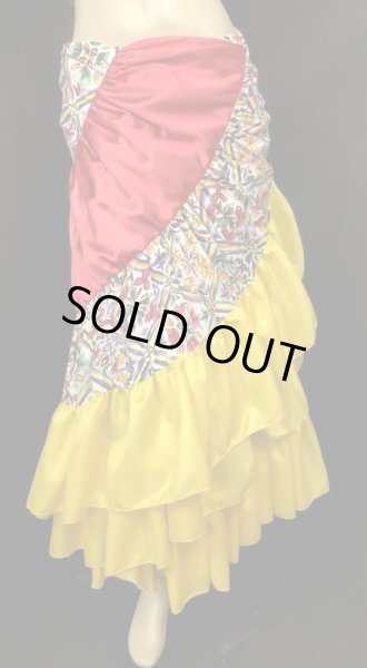 画像3: 25ヤードジプシープリントスカートVl (3)